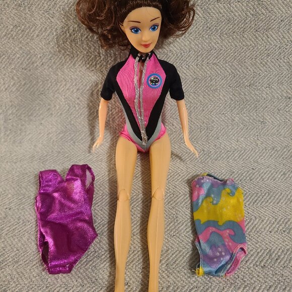 Vintage 1990s Barbie scuba swimsuit bundle (3 pieces) - Picture 1 of 5